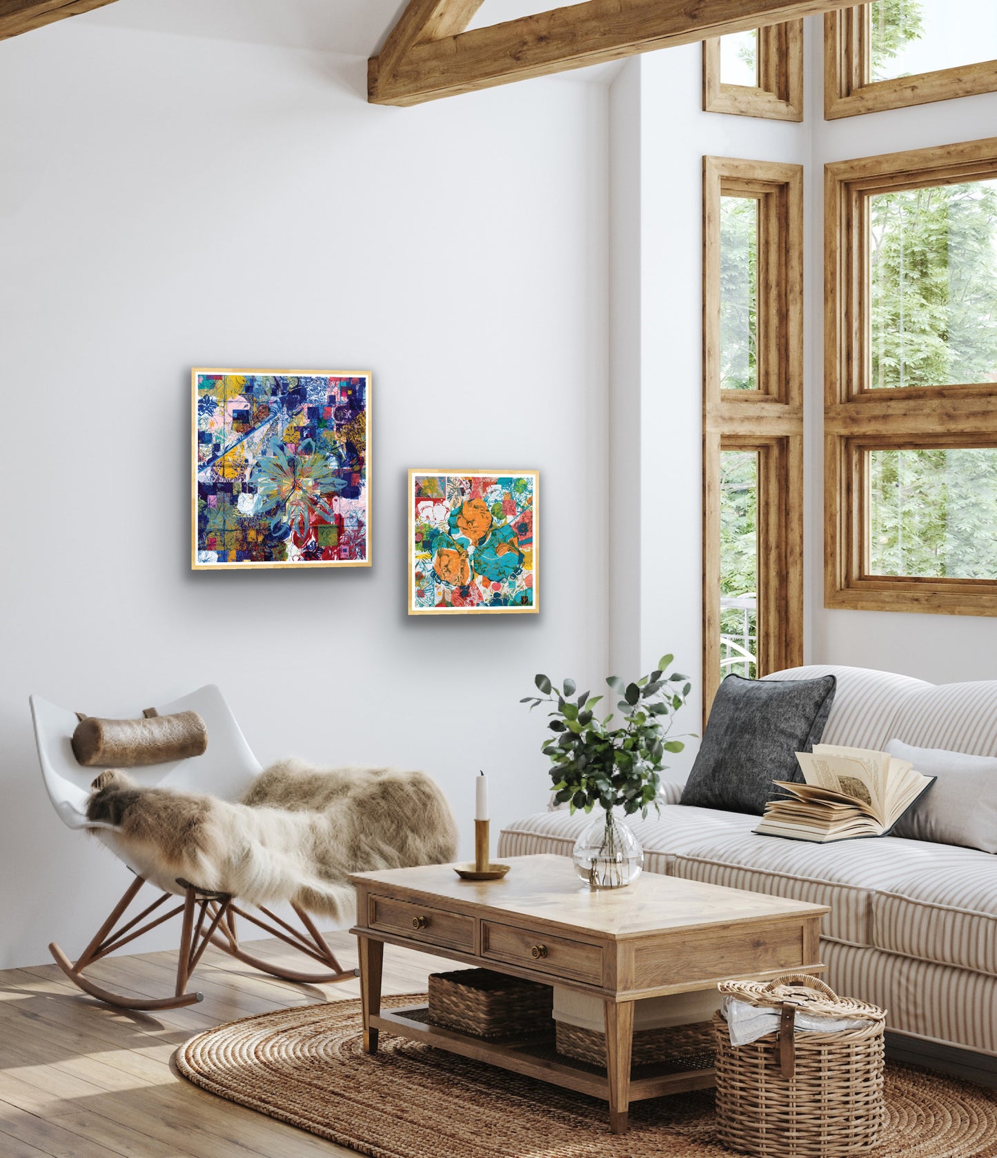 Blue Passionflower Fine Art Print