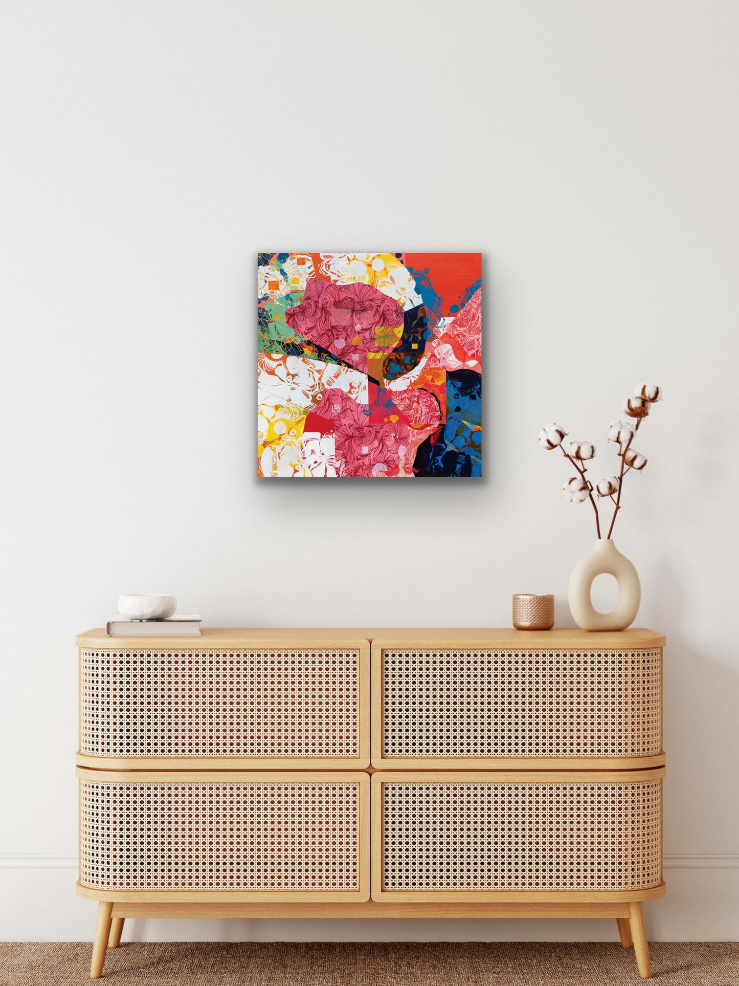 Pink Lilies Canvas Print