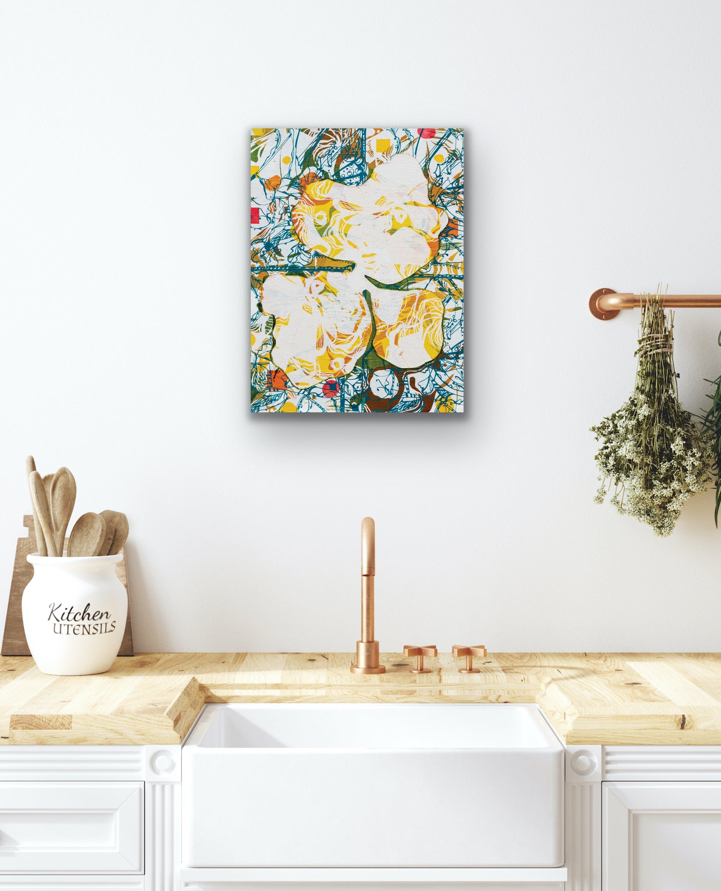 Yellow Iris Canvas Print