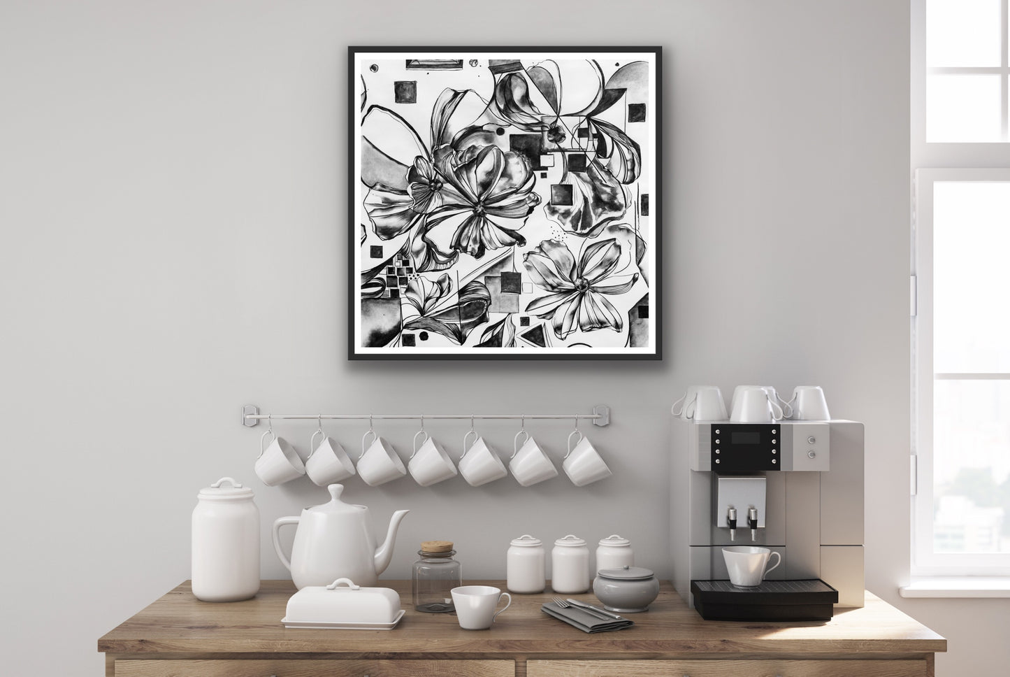 Kosmeya Flowers Fine Art Print