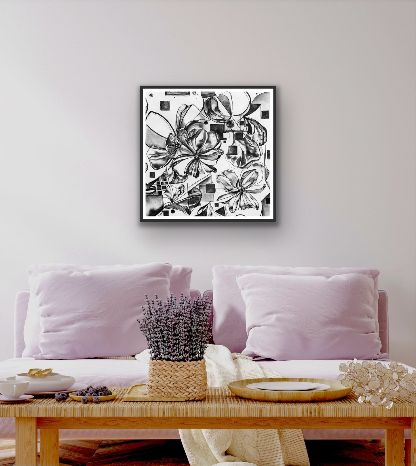 Kosmeya Flowers Fine Art Print