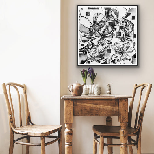 Kosmeya Flowers Fine Art Print