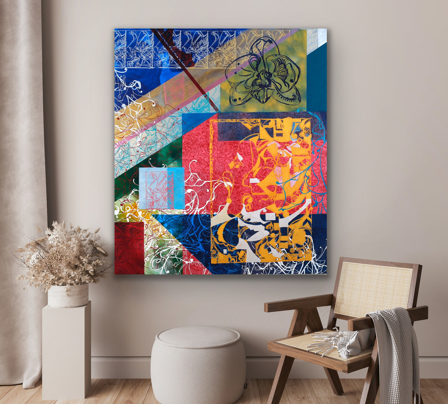 Orchid With Patterns